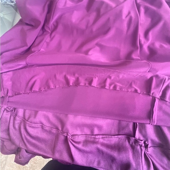 Avery Burgundy and Gold Maxi Dress - Picture 4 of 7